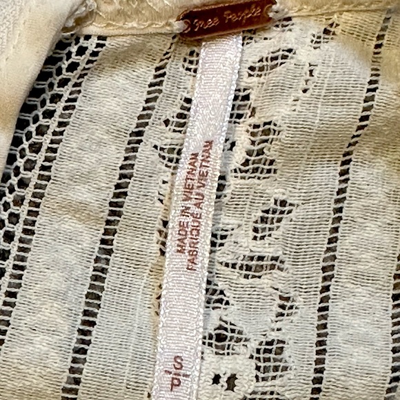 Free People Lace Boho Dress Sz. Small - Picture 8 of 9